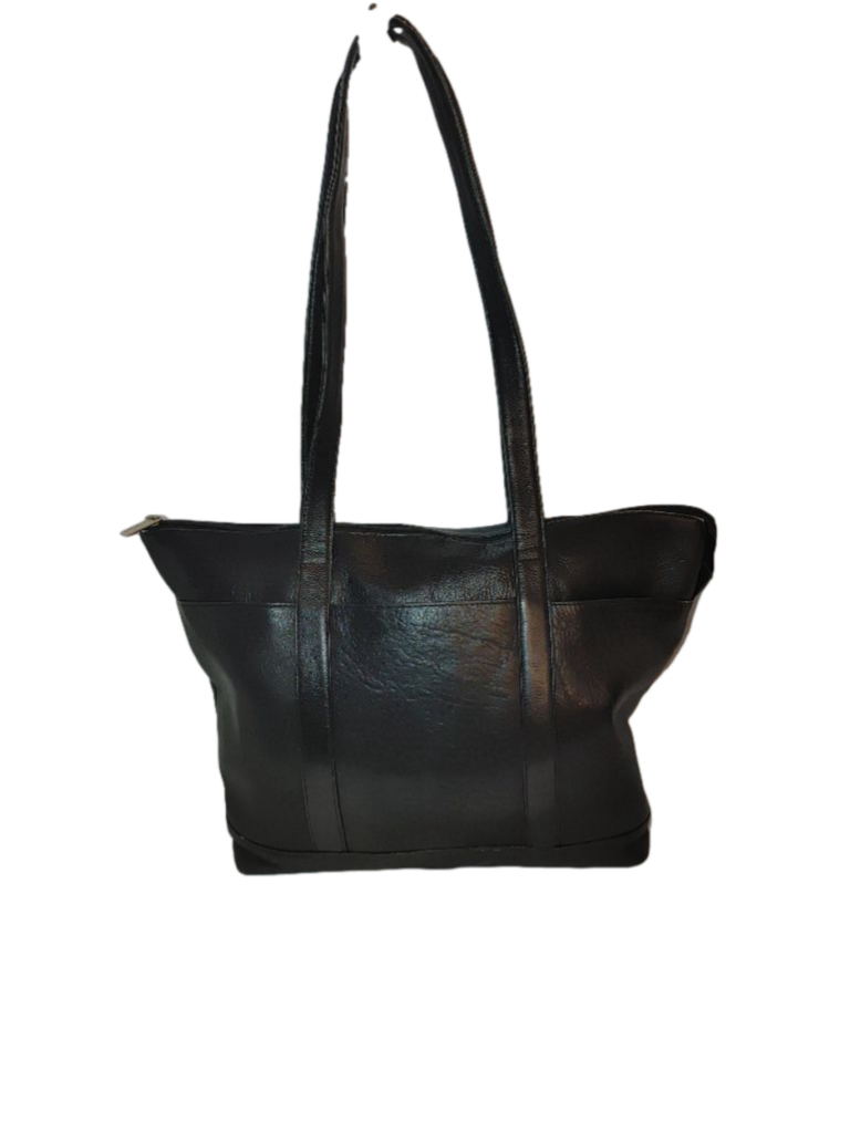 Le Donne Luxurious Leather Double Strap Large Tote